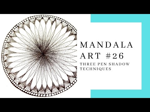 MANDALA / STEP BY STEP TUTORIAL / BEGINNERS/ MANDALA ART #26