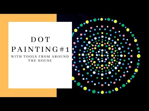 Acrylic Painting/ Mandala art/ Dot painting #1