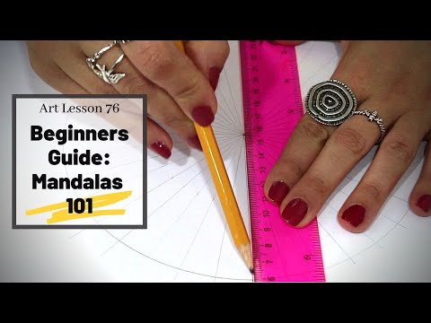 Beginners Guide: How to draw Mandalas 101 (Art Lesson 76)