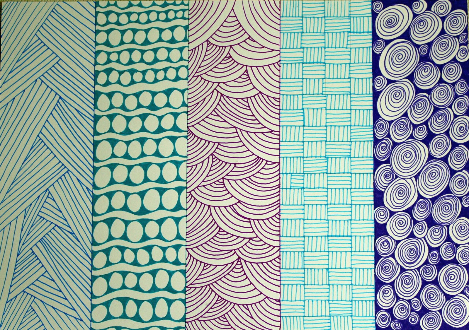 easy doodle patterns