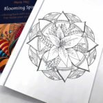 flower mandala coloring page