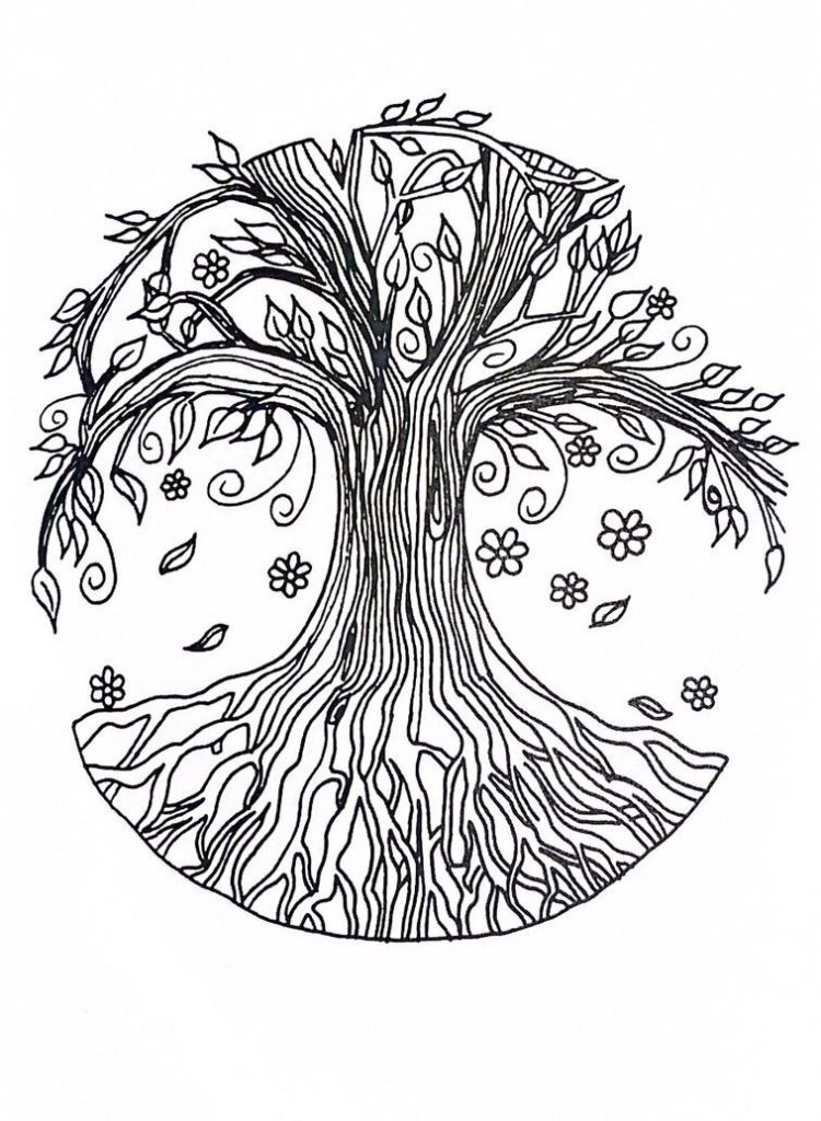 a drawing of the tree of life