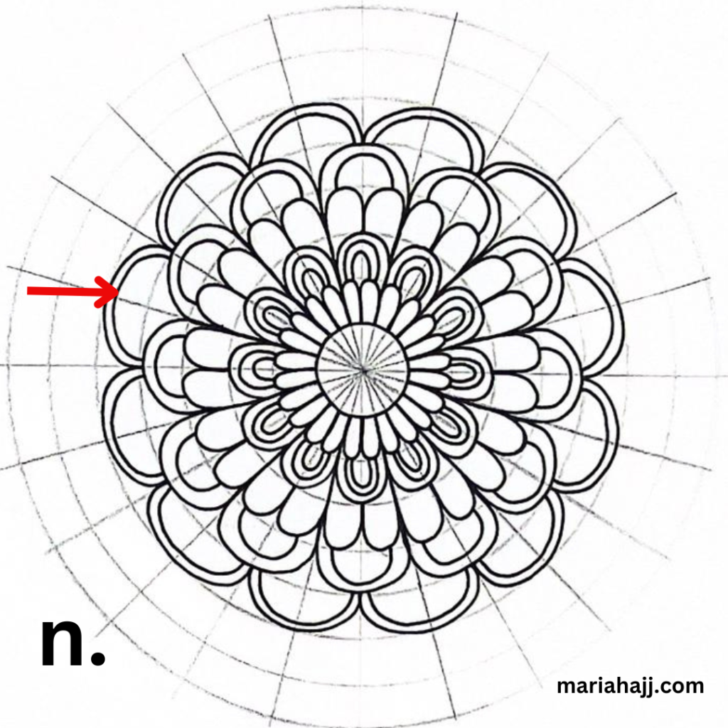 mandala with arcs