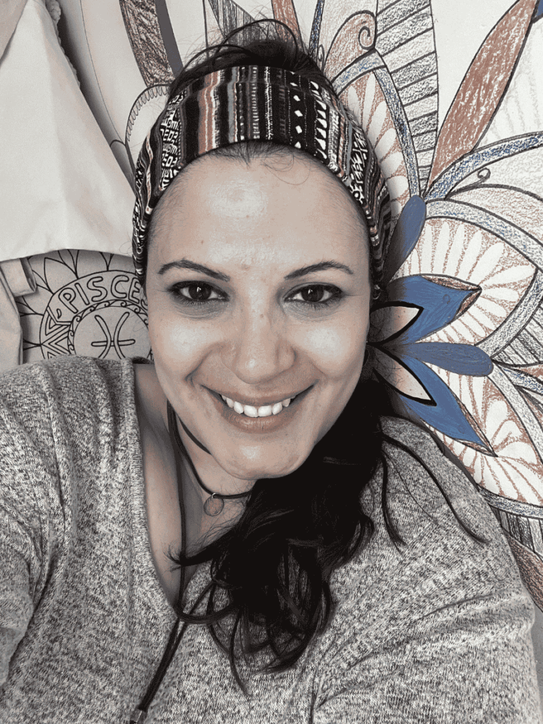 a picture of maria hajj the mandala artist