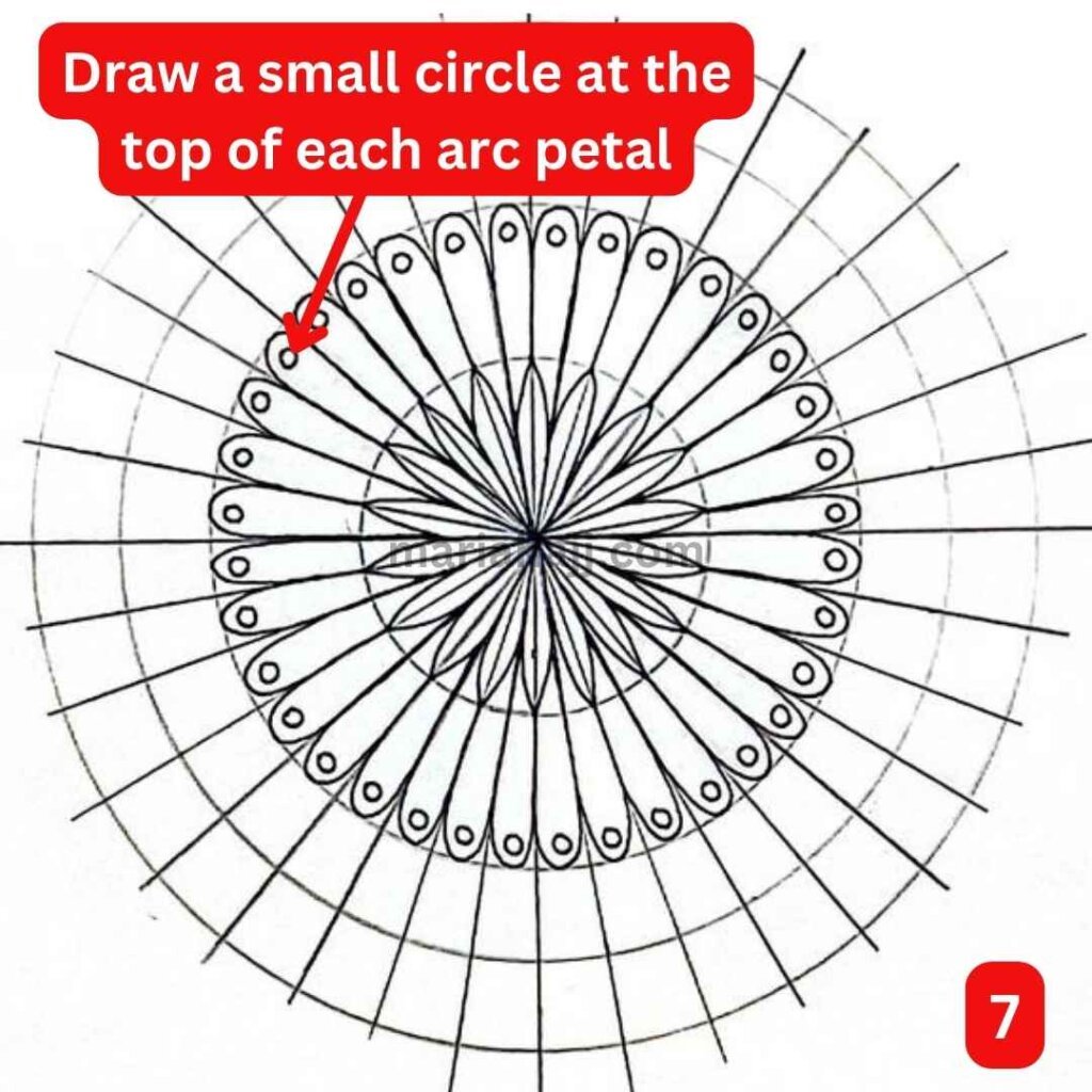 This is the image of a basic mandala tutorial