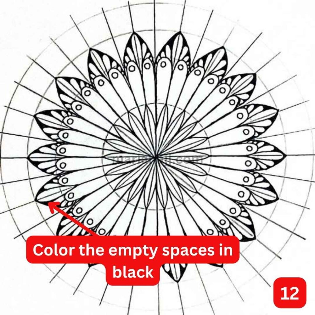 this is the image of a basic mandala tutorial
