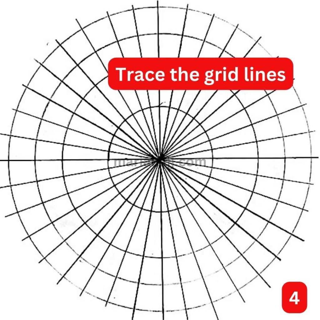 this is the image of a mandala grid