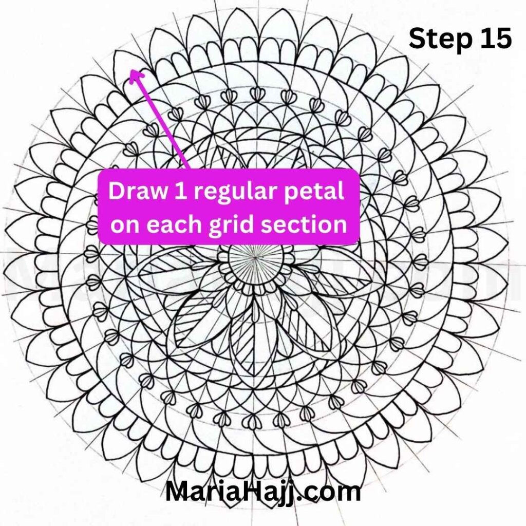 this is the image of a mandala drawing