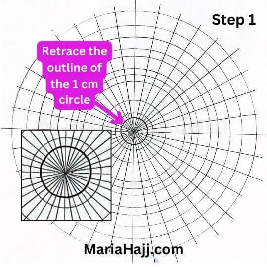 an image showing a mandala grid tutorial