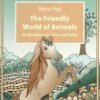 this is the image of a beige horse surrounded with beautiful nature in pastel fall colors