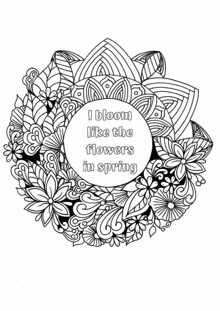 a beautiful flower mandala